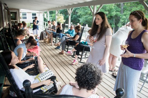 slow stitching retreat a gathering of stitches maine