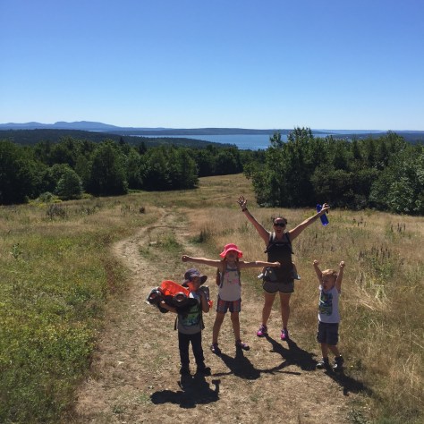 hiking Blue Hill Mountain