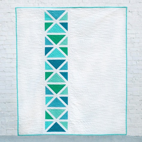 ocean path quilt white brick quilt theory