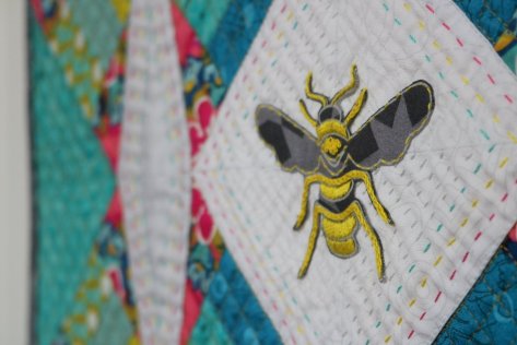 hand quilting detail 