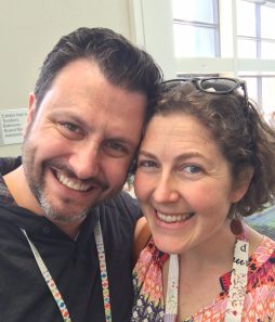 mathew and kitty at quilt con 2017