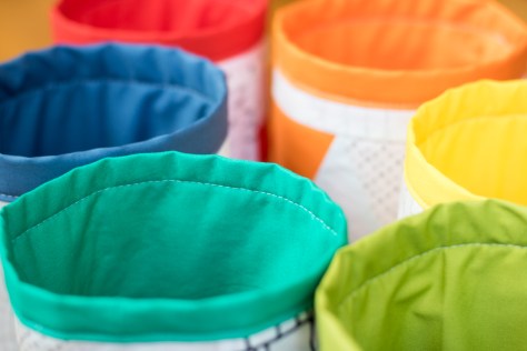 agf pure elements tall skinny fabric bins