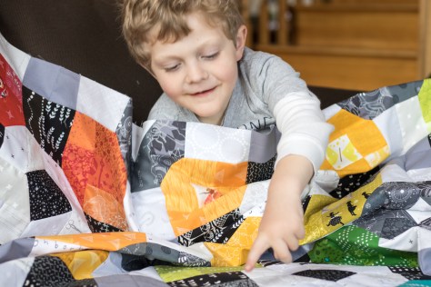 rainbow eye spy picnic plaid quilt flimsy finish 