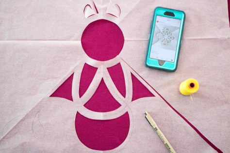 alison glass slow stitching retreat a gathering of stitches reverse applique