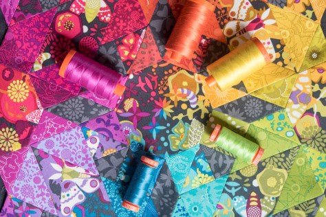 alison glass rainbow moonstone giucy giuce epp pattern aurifil thread