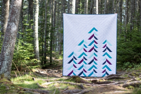 into the forest quilt theory pattern cloud9 organic fabrics aurifil