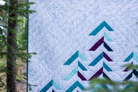 into the forest quilt theory pattern cloud9 organic fabrics aurifil