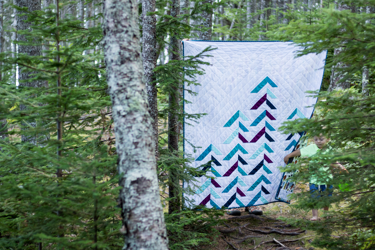 quilt photography with kids