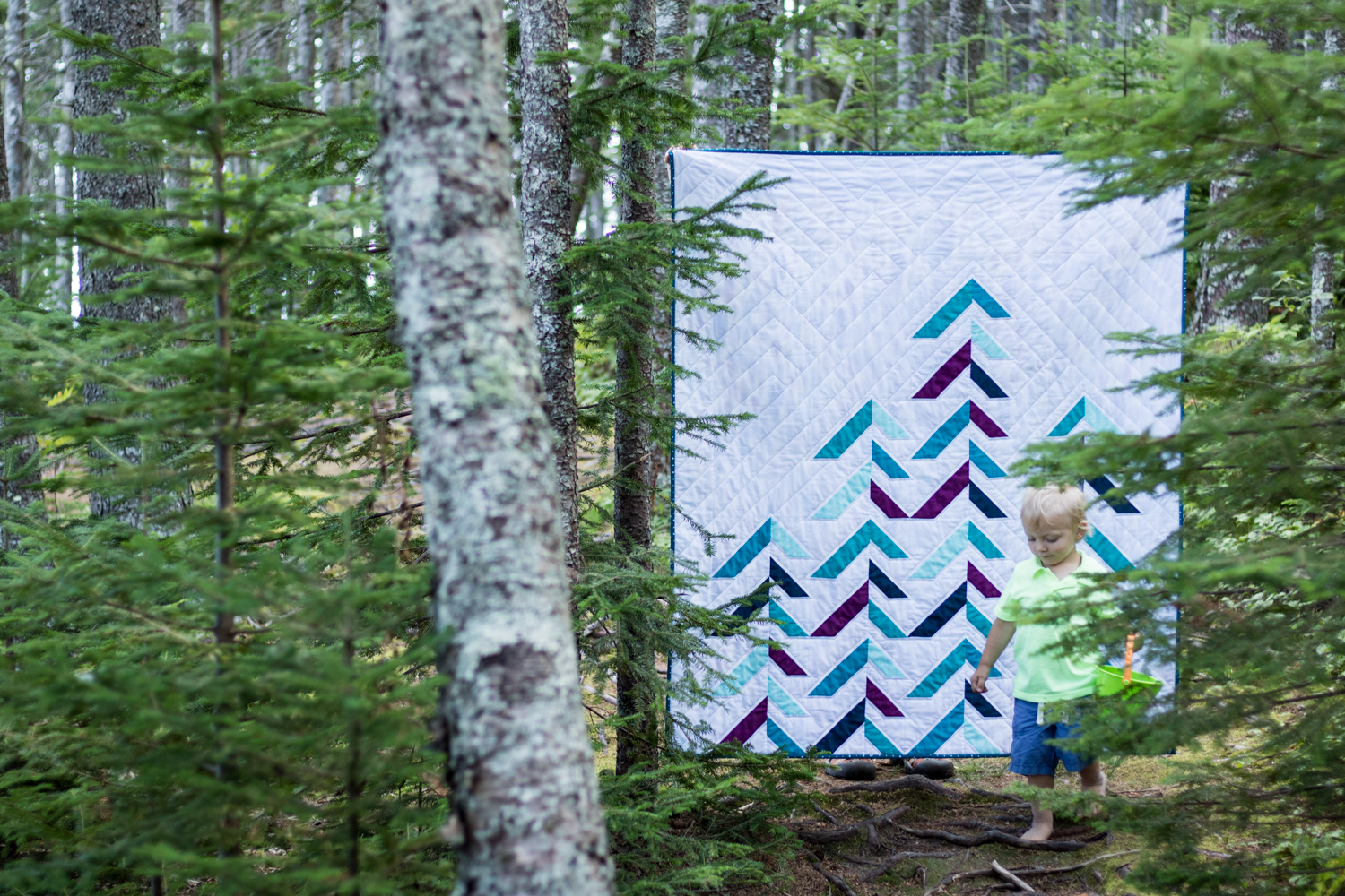 quilt photography with kids