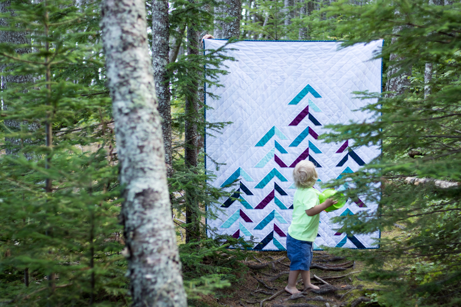 quilt photography with kids