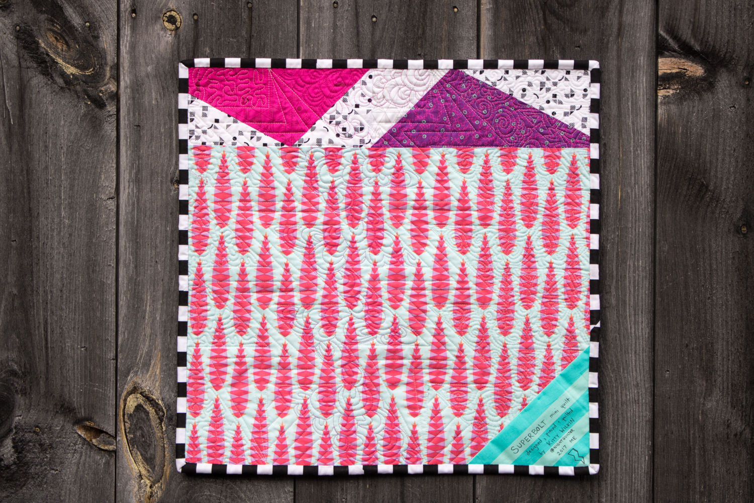 superbolt mini quilt backing