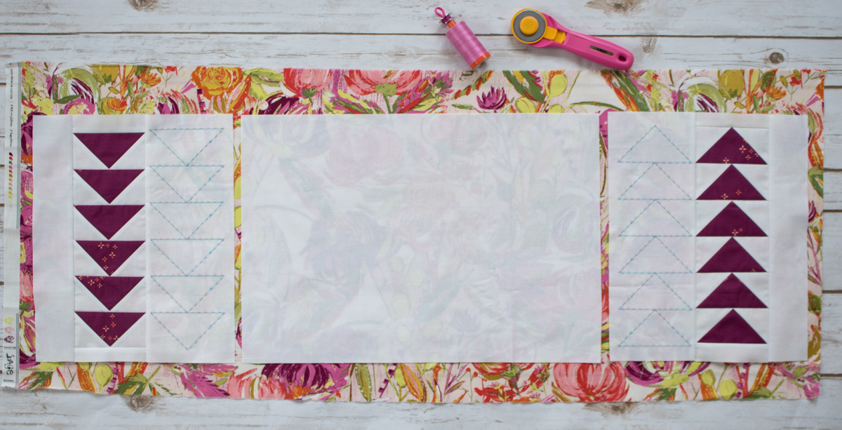 assembling table runner