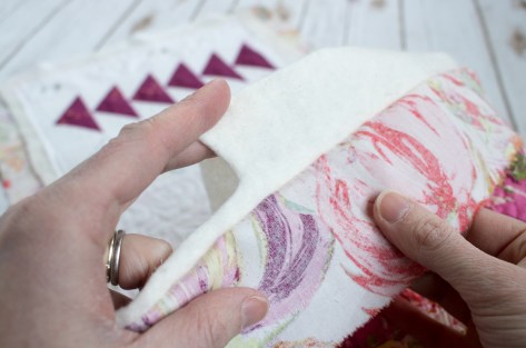 fold back backing fabric