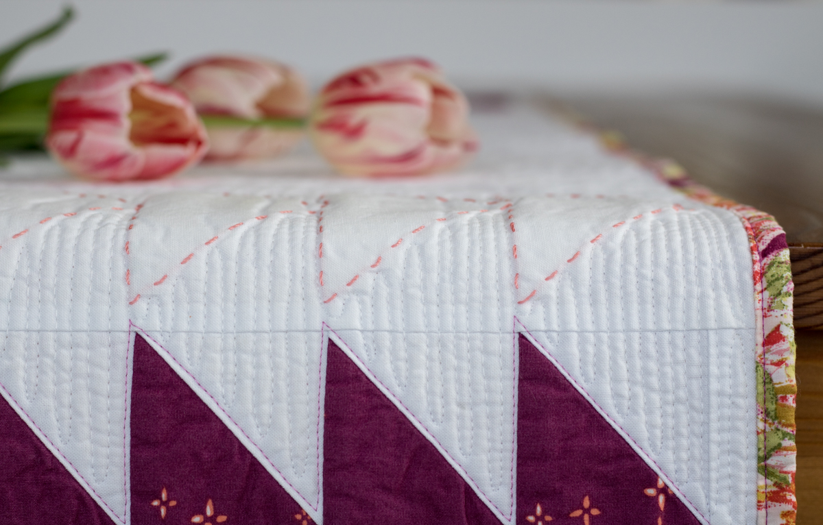 flying geese table runner tutorial cricut maker