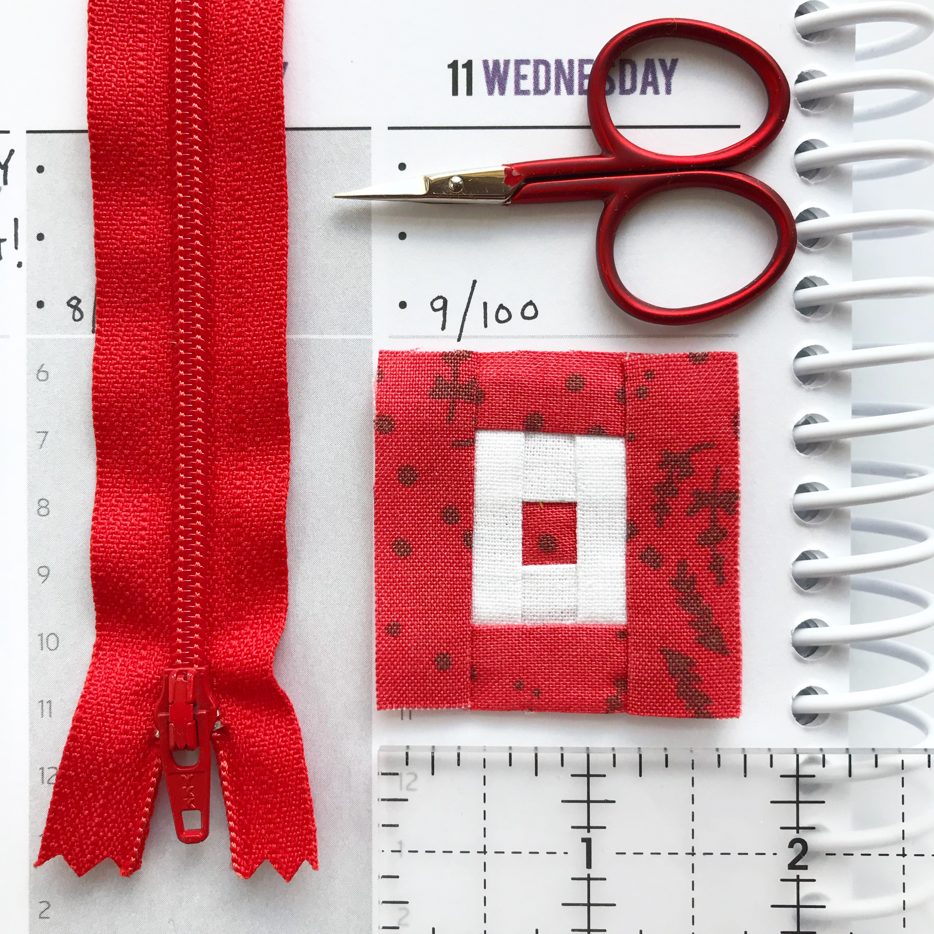 #100daysofsewsmaller tiny sewing quilting