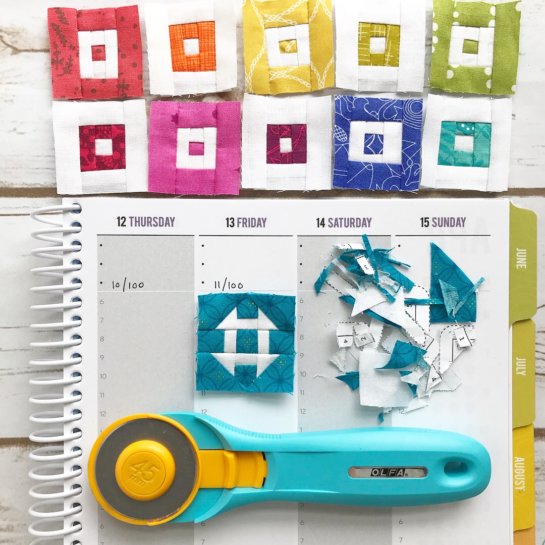 #100daysofsewsmaller tiny sewing quilting