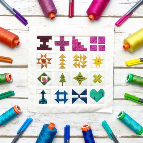 sew tiny sampler fpp pattern quilting