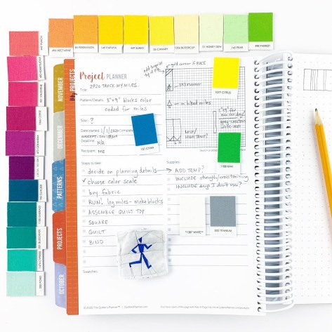 running quilt track my miles 2020