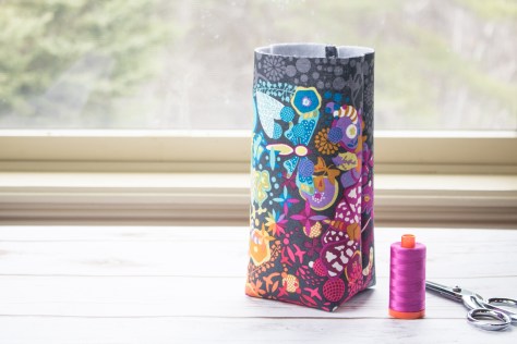 fabric skinny bin tutorial nightquilter