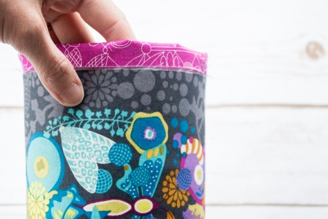 fabric skinny bin tutorial nightquilter