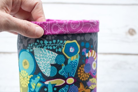 fabric skinny bin tutorial nightquilter