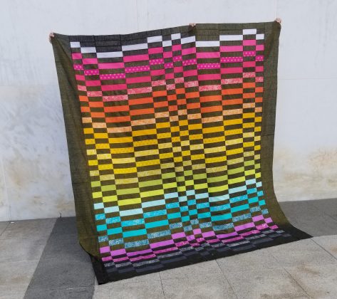 alyson olander staggered quilt alison glass manchester metallic