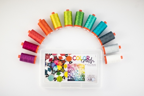 aurifil color crush thread collection nightquilter