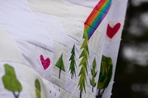 plant worry grow hope quilt